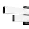 Z-Lite Zane Vanity, 2-Light, 18 In.W x 2.5 In.L x 5 In.H, Matte Black/Frosted 1008-18W-MB-LED - alternate 6